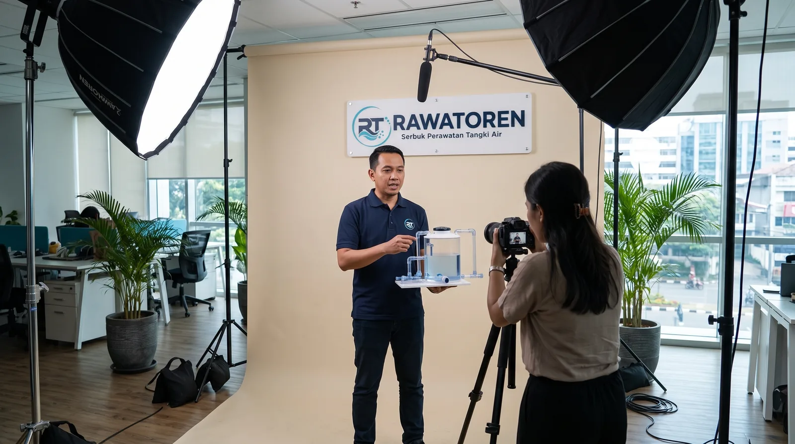 Visual pembuatan konten edukasi RAWATOREN