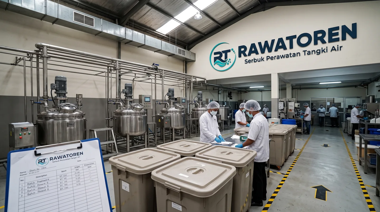 Visual konsep kesiapan area produksi RAWATOREN