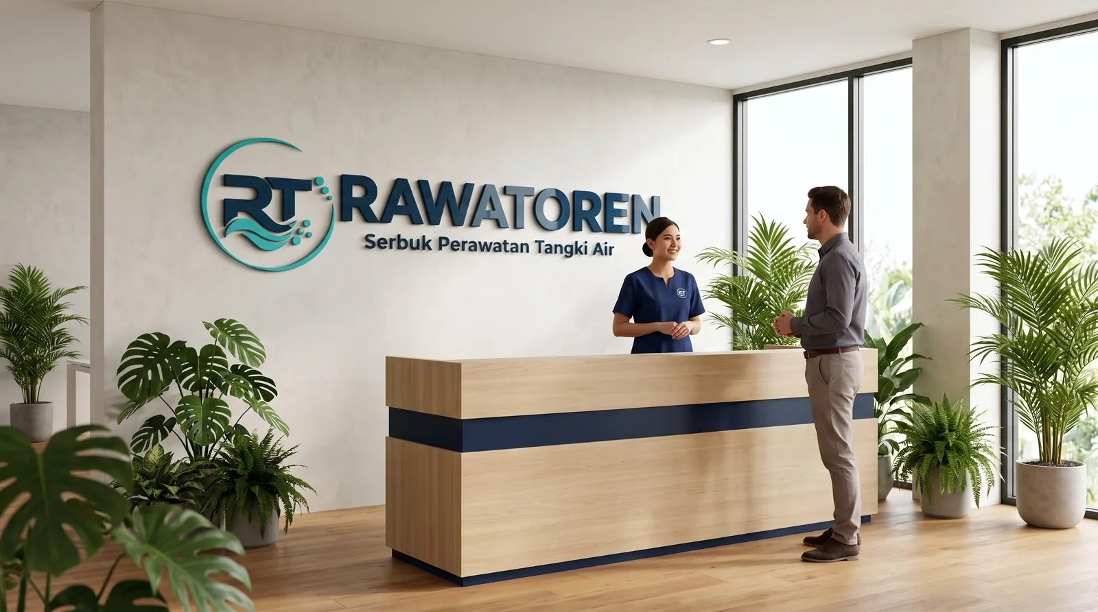 Visual konsep ruang brand RAWATOREN